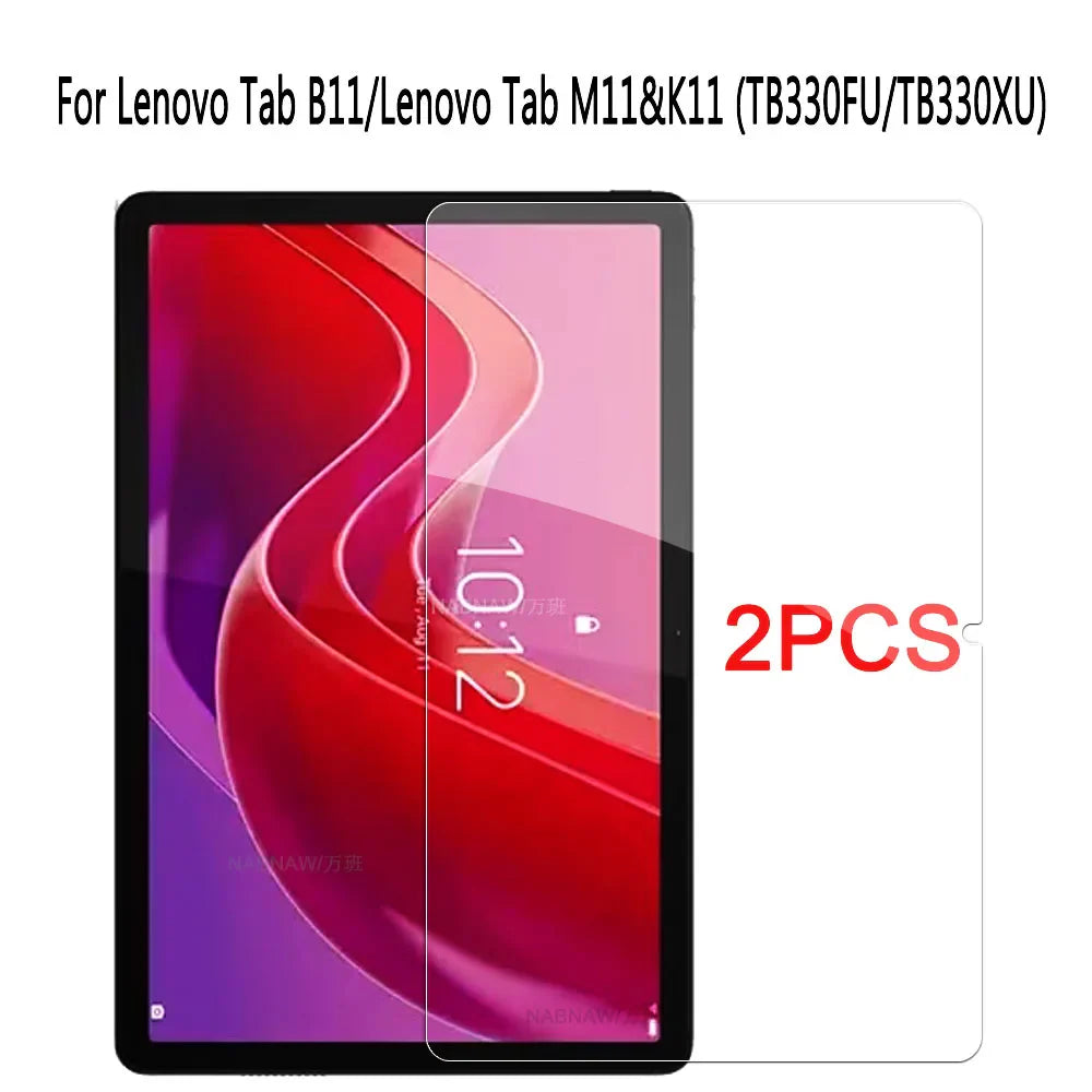 2PCS Tempered Glass Screen Protector for Lenovo Tab P11 Gen 2, M10 FHD Plus, M9, M8, M7, Legion Y700, Xiaoxin Pad 2024, YOGA 11