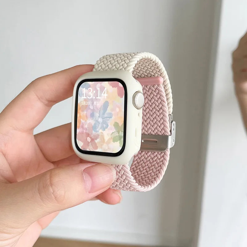 Candy Silicone Apple Watch Case & Strap - Protective Band Cover for Series 11 10 9 8 7 SE 6 5 4 Ultra 49mm 45mm 41mm 44mm 40mm