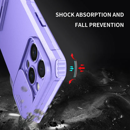 Slide Camera Protection Hard Case – Durable Plastic Phone Cover for iPhone 7 to 16 Series