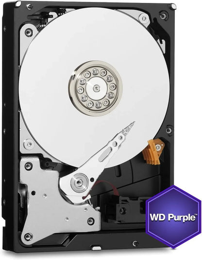WD Purple 1TB 2TB 3TB 4TB 6TB Surveillance HDD 3.5" SATA III 6Gb/s 64MB Cache Hard Drive for CCTV DVR NVR