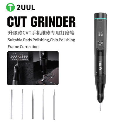 2UUL CVT Grinder Polishing Pen – Precision Motherboard Chip Pad Repair and Frame Correction Tool for Mobile Phones