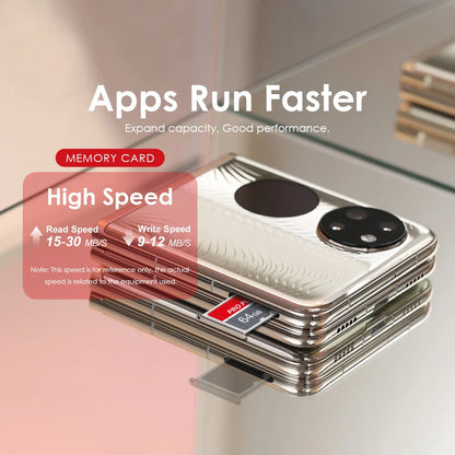 Original High-Speed Memory Card – 4GB to 256GB SD/TF Flash Card for Smartphone & Surveillance Camera