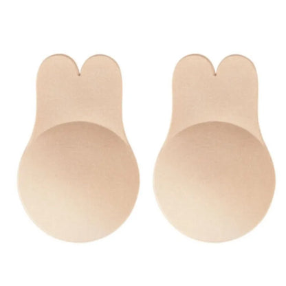 Women’s Push-Up Adhesive Bra – Strapless Silicone Bra, Reusable Breast Lift Tape & Nipple Covers