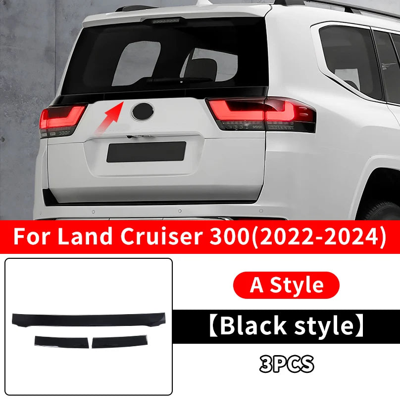 2021-2024 Toyota Land Cruiser 300 Tailgate Trim – Stainless Steel Interior Upgrade LC300 Accessories
