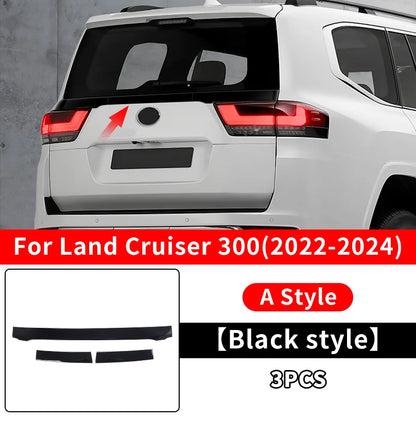 2021-2024 Toyota Land Cruiser 300 Tailgate Trim – Stainless Steel Interior Upgrade LC300 Accessories