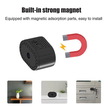 Mini Wireless WiFi Remote Monitor Camera - Super Small P2P Smart Home Security Tiny IP Camera