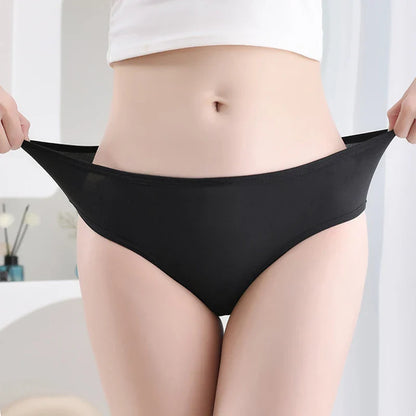 7Pcs/Lot Plus Size Women's Cotton Panties: Sexy Briefs, Lingeries Shorts Underpant Solid Panty - Female Intimates in 4XL