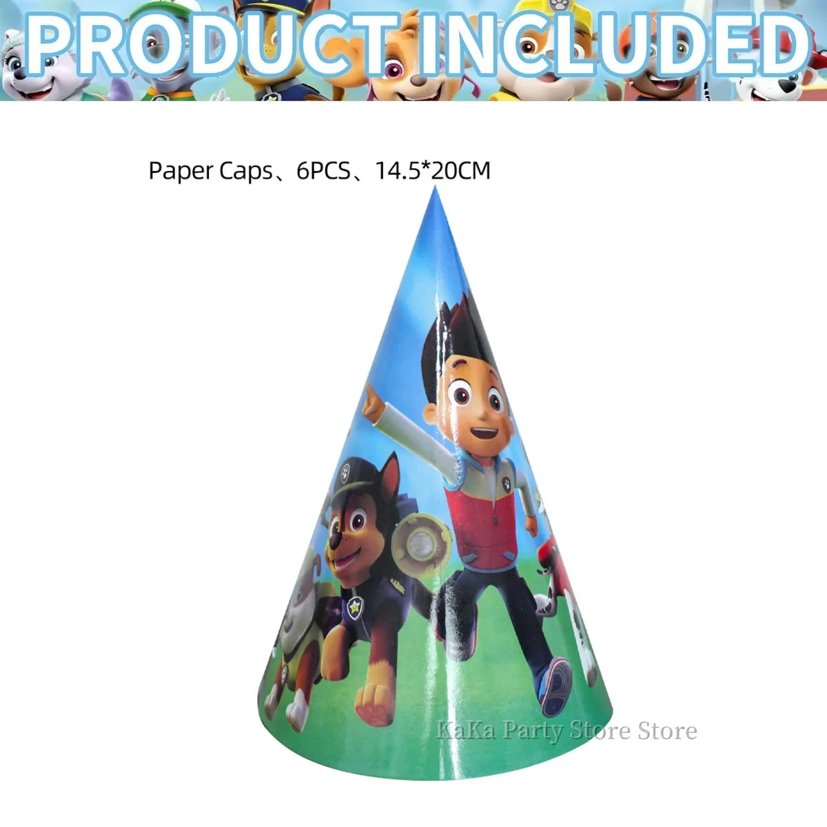 PAW Patrol Birthday Party Supplies Set – Tablecloth, Plates, Cups & Balloons Kids Party Decor for Birthday, Baby Shower & Favors