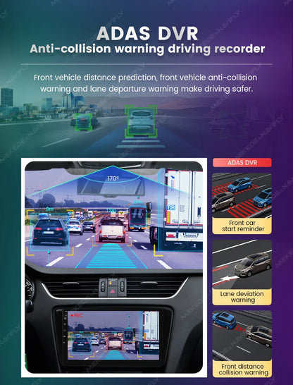 Android 13 Wireless CarPlay Multimedia Player – 7/8/9" IPS Screen GPS & WiFi Car Radio for VW Passat, Golf, Polo, Jetta & Skoda