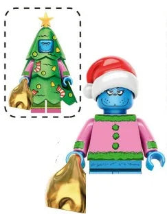 Christmas Building Blocks Toy Set – Santa Claus & Reindeer Action Figures Gift