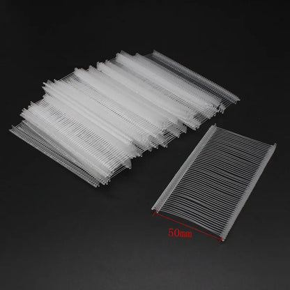 1000pcs Tagging Gun Barbs — 10/15/20/35/50/75mm Plastic Fasteners