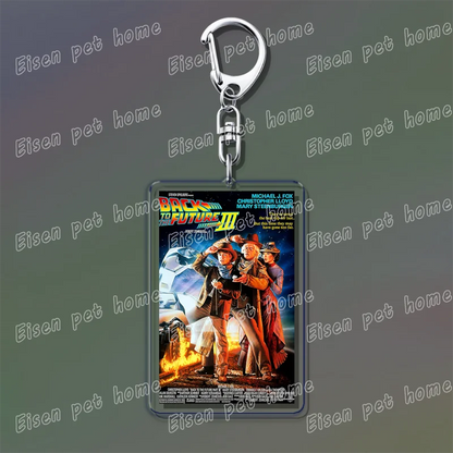 Classic Movie Keychains – Jaws, Fight Club, Avatar Pendant Key Rings for Bags & Fan Gifts