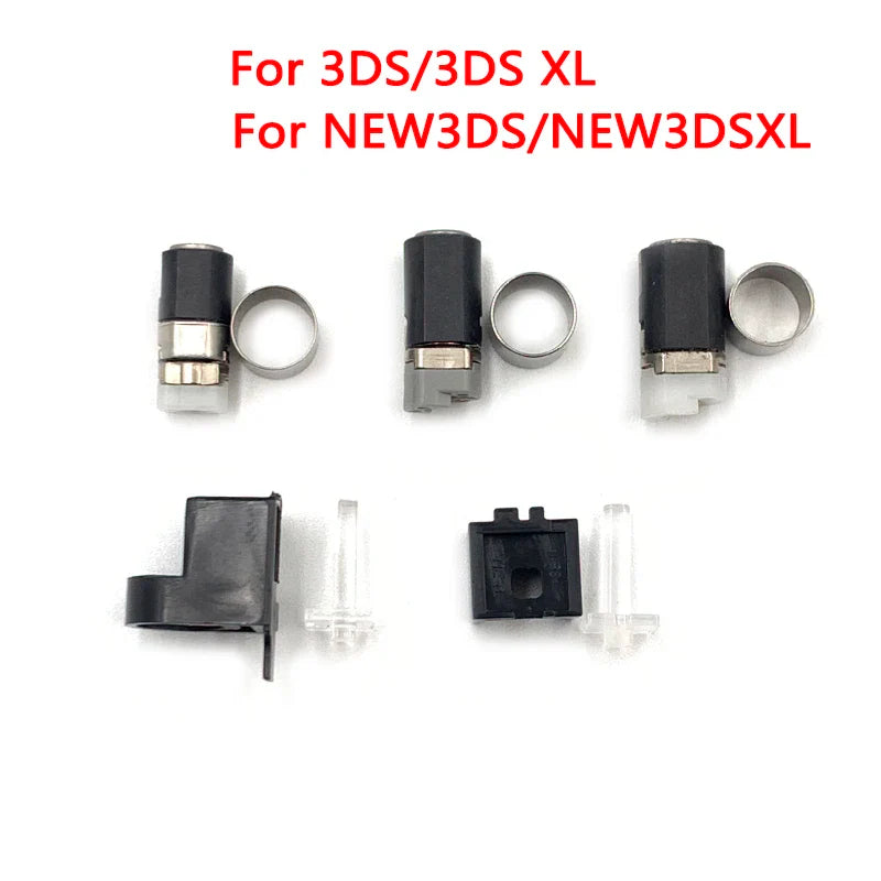 Replacement Axis Hinge Shaft & Metal Barrel for Nintendo 3DS, 3DS XL, New 3DS & New 3DS XL Console Parts