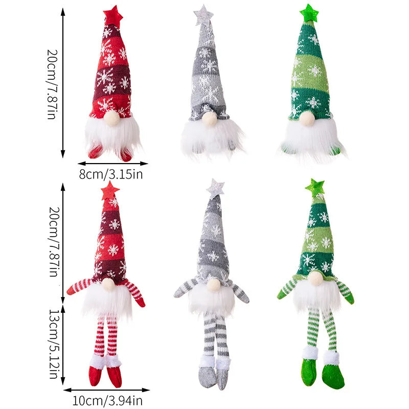 20/30cm LED Faceless Elf Gnome Doll — Christmas & New Year Light-Up Decoration for Home, Kids Gift 2025