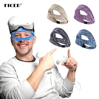 Breathable Eye Mask & Sweat Band for Meta Oculus Quest 2 – VR Headset Cover Accessory