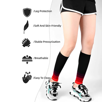 Calf Compression Sleeves - 20-30mmHg Running Leg Sleeves for Shin Splints, Varicose Veins & Fatigue Relief for Men & Women