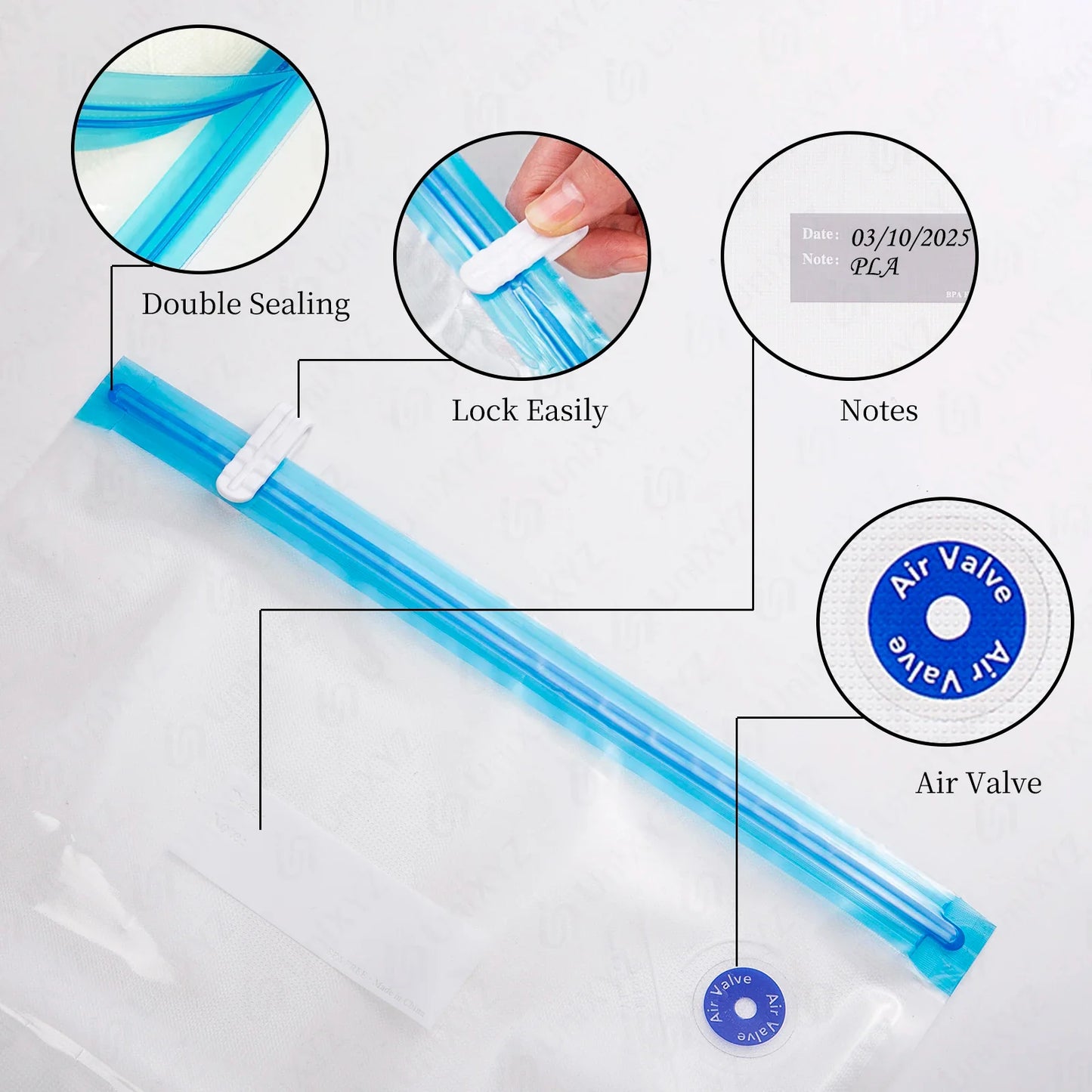 3D Printer Filament Storage Vacuum Bag – Humidity Resistant Sealing Bag for PLA, ABS, PETG Filament Drying