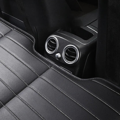 Foldable Car Travel Bed for Rear Seat – Wear-Resistant PU Sleeping Pad Mattress for SUV & Sedan Trips