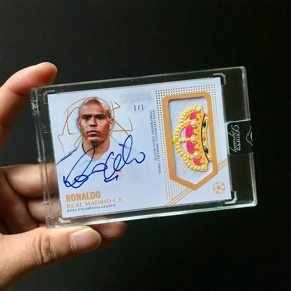Panini DIY Jersey Card – Messi, Ronaldo & Neymar Signed Collectible, Homemade Birthday & Christmas Gift