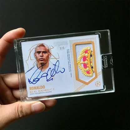 Panini DIY Jersey Card – Messi, Ronaldo & Neymar Signed Collectible, Homemade Birthday & Christmas Gift