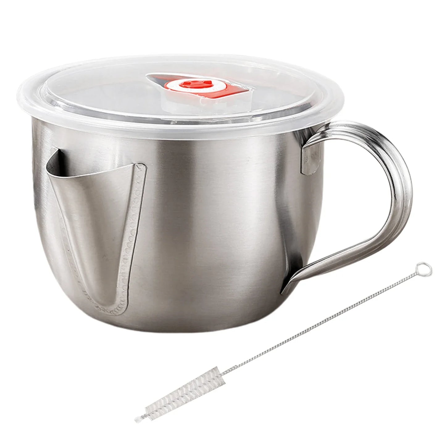1000ML Stainless Steel Oil Separator - Multifunction Gravy, Soup & Cooking Oil Strainer