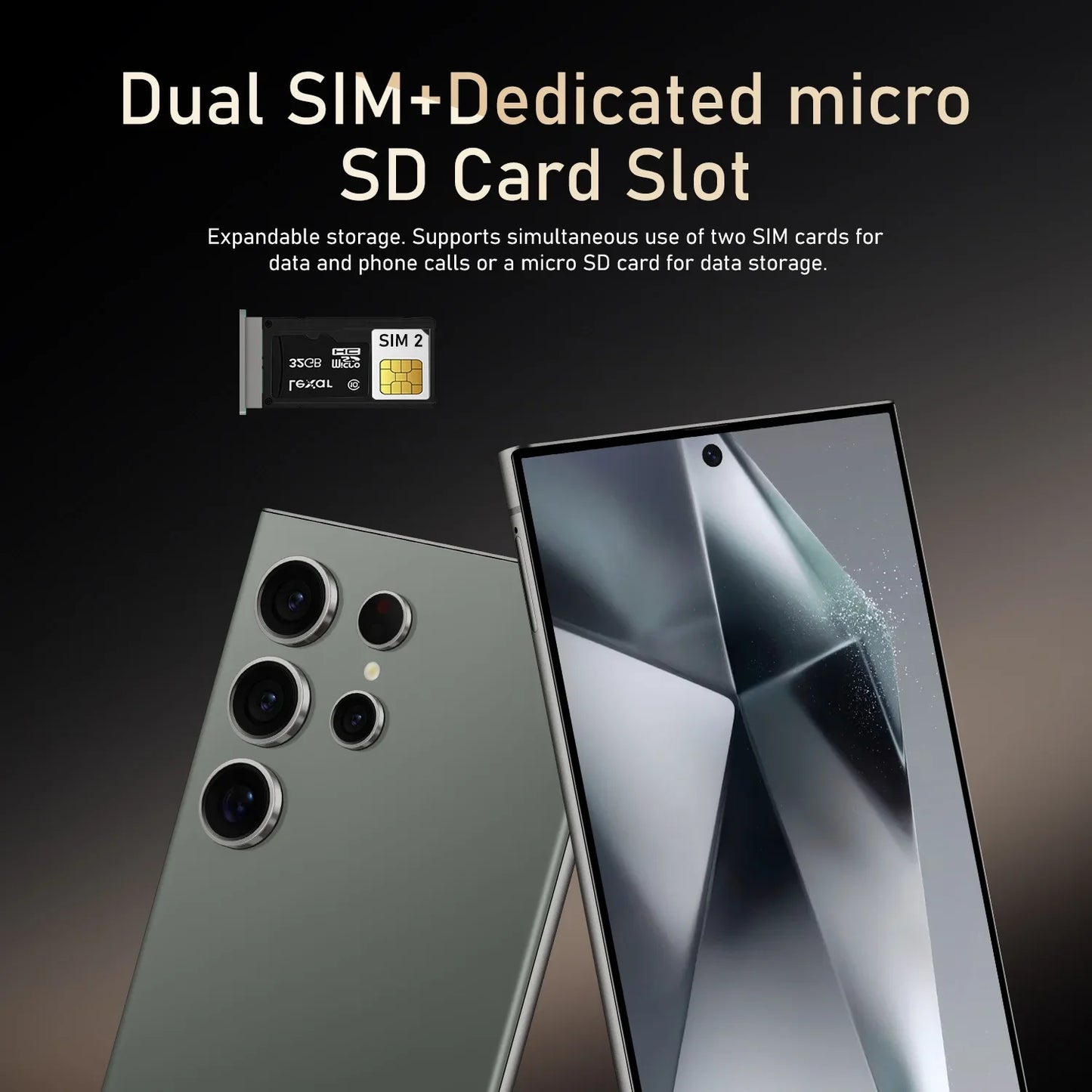 FUFFI-S25 Pro Android Smartphone – 6.8” Display, 12GB RAM, 512GB ROM, Dual SIM, 24+48MP Cameras, 6000mAh Battery