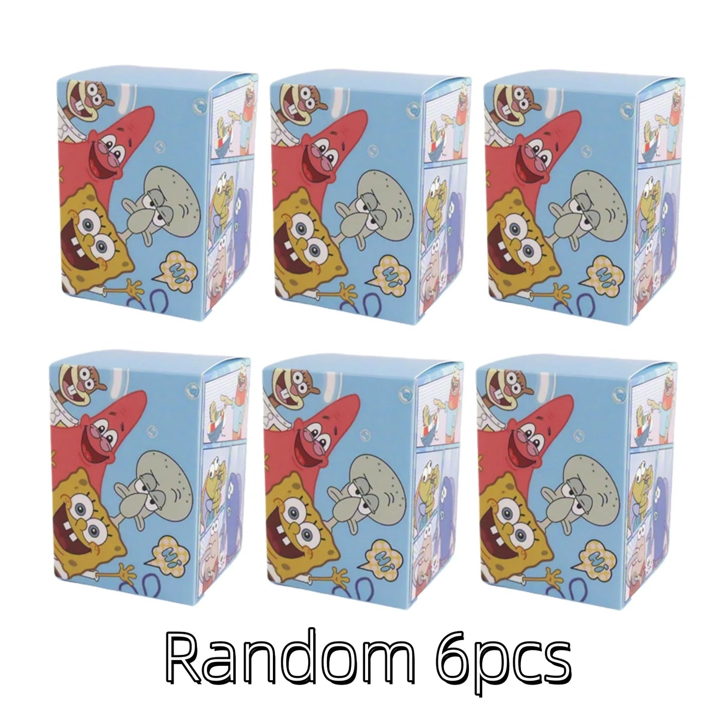 SpongeBob Blind Box Figure - Bikini Bottom Sitting Fish Car Ornament & Cute Desktop Collectible Gift