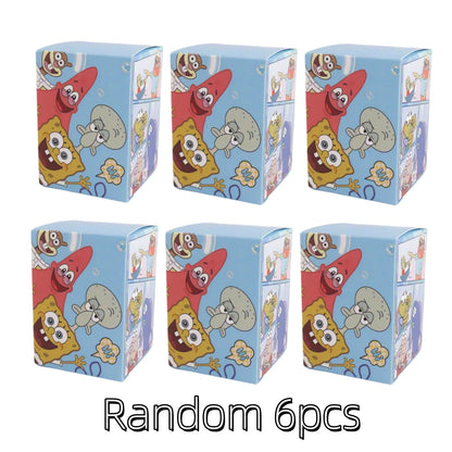 SpongeBob Blind Box Figure - Bikini Bottom Sitting Fish Car Ornament & Cute Desktop Collectible Gift
