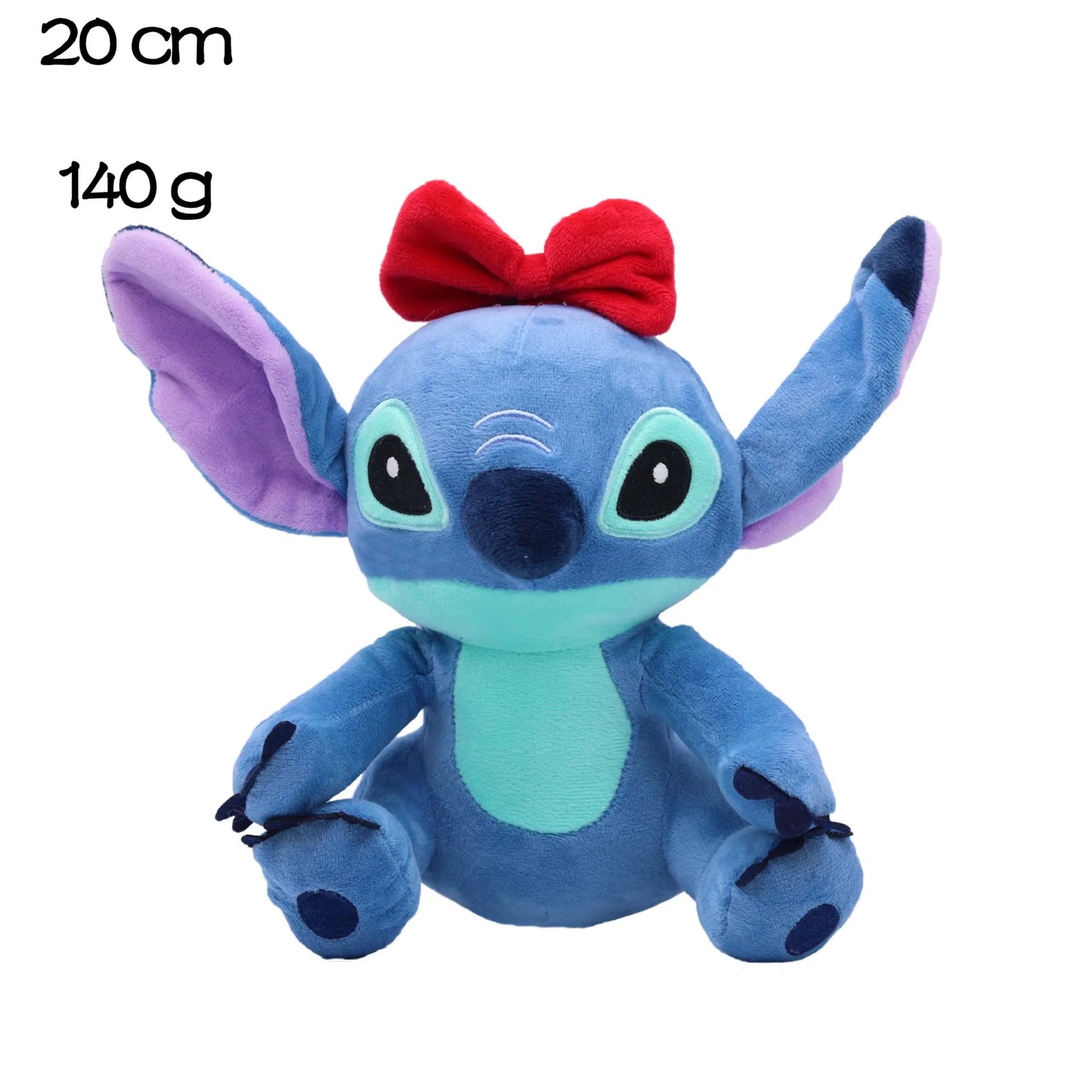 Authentic Disney Stitch Plush Toy 20-25CM - Lilo & Stitch Stuffed Kawaii Pillow Doll for Kids Birthday Gift