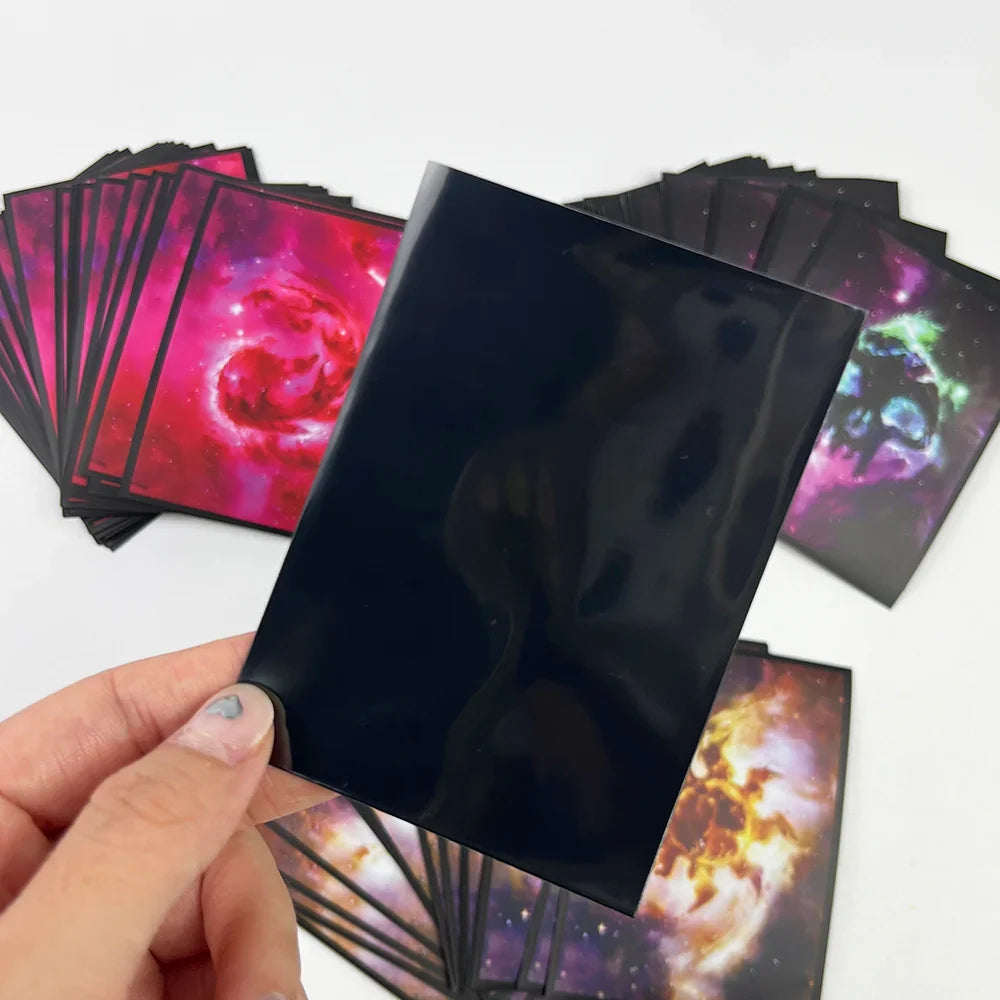 60PCS 66x91mm Matte Board Game Card Sleeves – TCG Trading Card Covers for MTG, YGO & Card Games