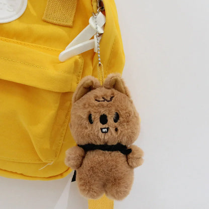 Kpop SKZOO Plush Keychain – Cute Dog Pendant Toy for Kids, Backpack Hanging, Birthday Gift