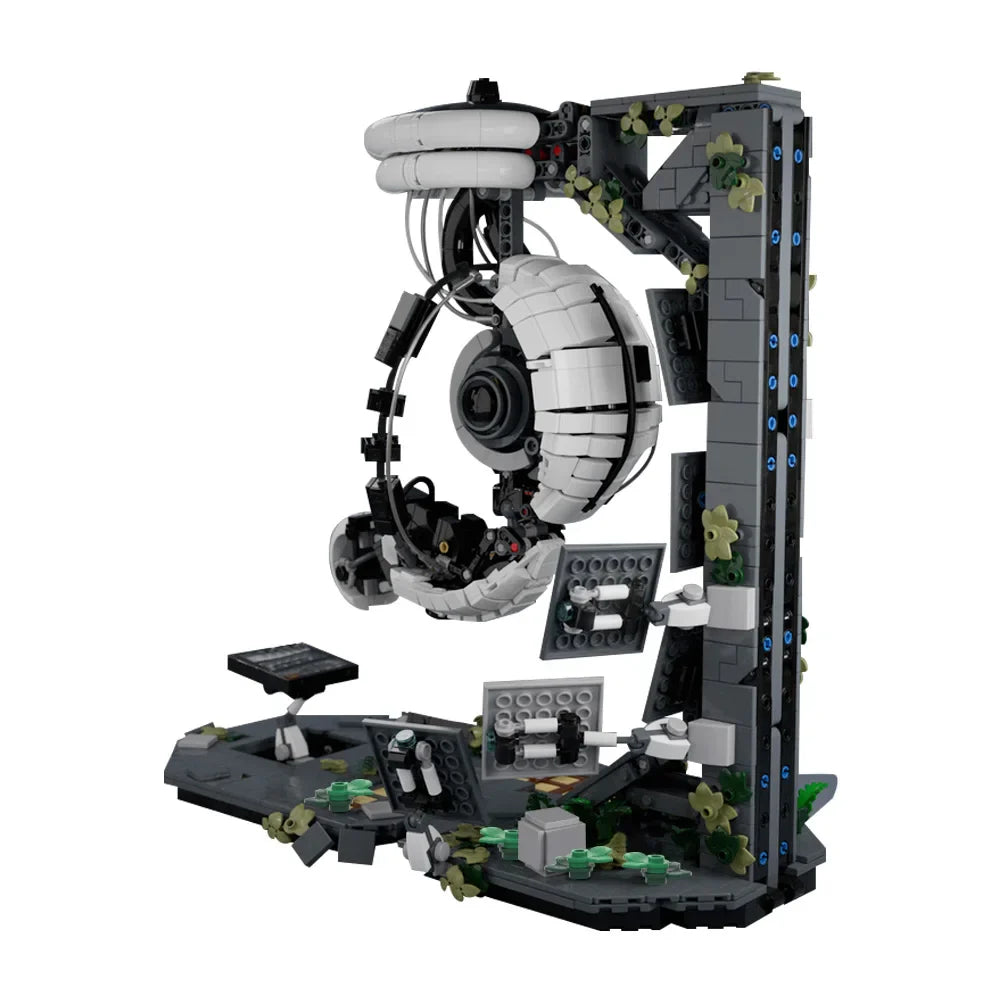 MOC Portal 2 GLaDOS Robot Building Blocks — Aperture Lab DIY Brick Toy Gift