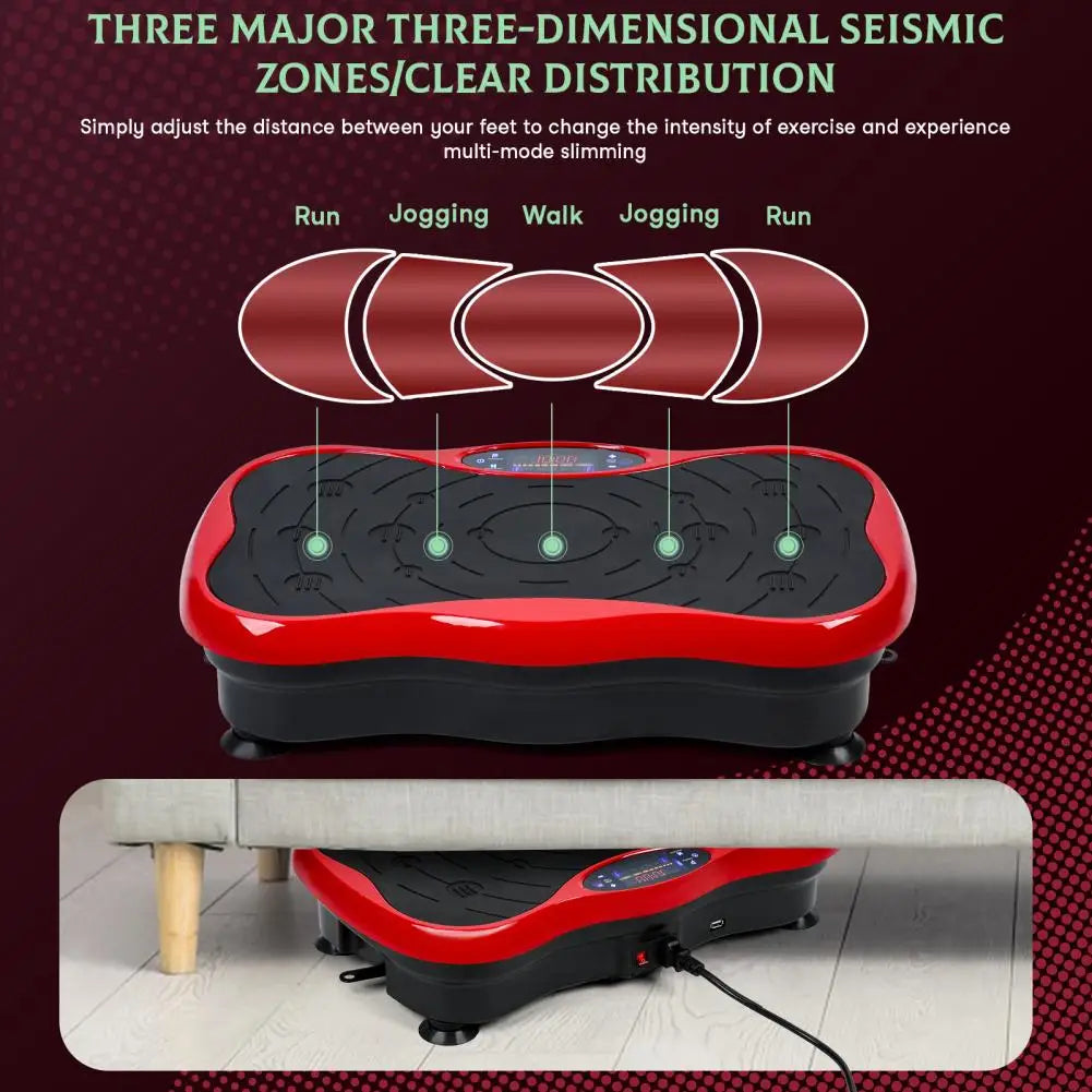 Power Waver Vibration Plate Machine — Whole Body Exercise & Lymphatic Drainage Fitness Platform