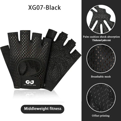 Gym Fitness Gloves – Half Finger Weight Lifting & Training Gloves for Men & Women, Workout Hand Protection
