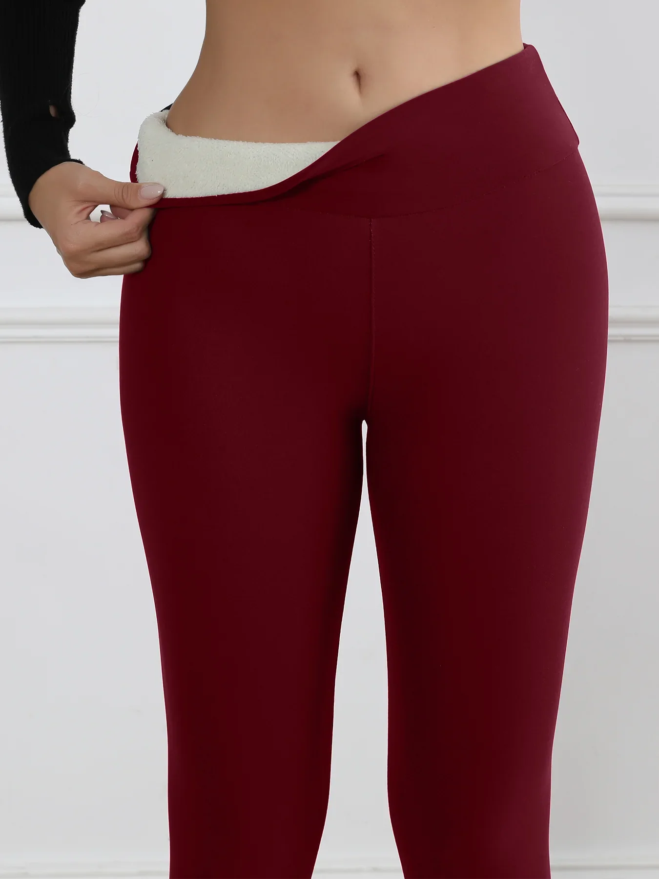 Women’s Fleece Leggings – High-Waisted Thick Flared Thermal Tights, Tummy Control Winter Pants
