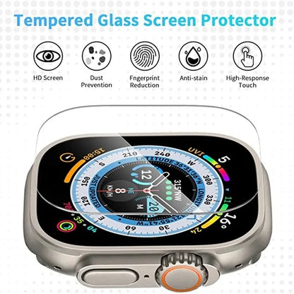 Ultra Alignment Tool & Tempered Glass Film for Apple Watch 49mm - Easy Install Screen Protector for iWatch Ultra 2