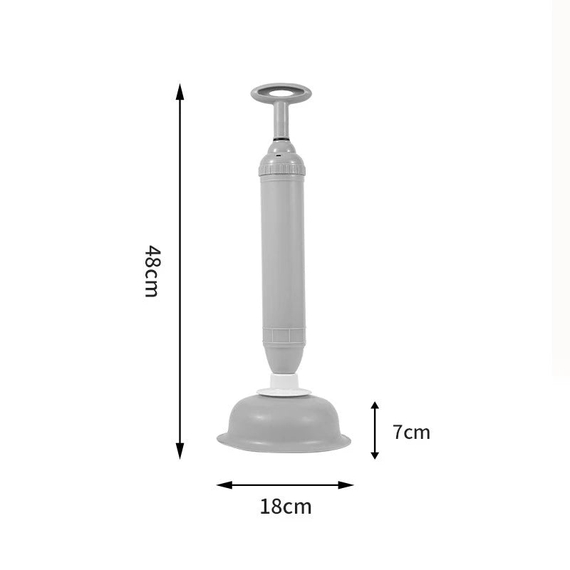 Multifunctional Silicone Toilet Plunger – High Pressure Vacuum Pump Anti-Blocking Drain Cleaner Tool