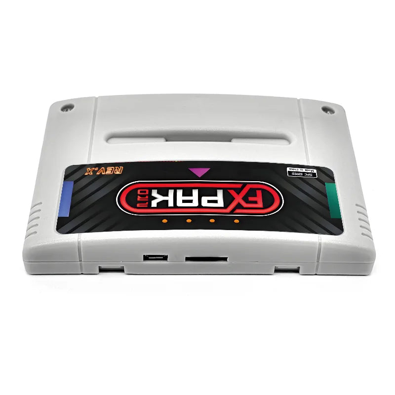 FXPAK Pro SD2 Rev X SNES Game Cartridge – 3000-in-1 16-Bit Retro Console Card for JP/EU/US with SA1 & DSP RPG Support