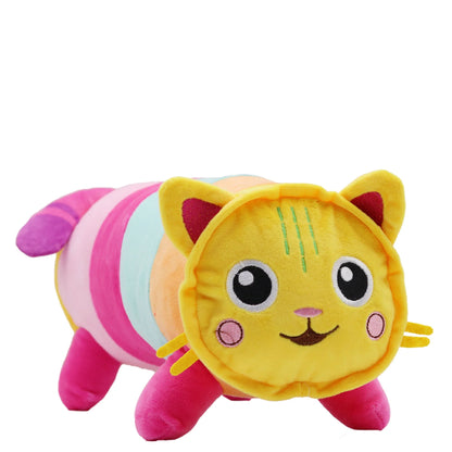 Gabby Dollhouse Plush Toys — Cute Cat & Mermaid Stuffed Dolls for Kids, Cartoon Animal Plushies