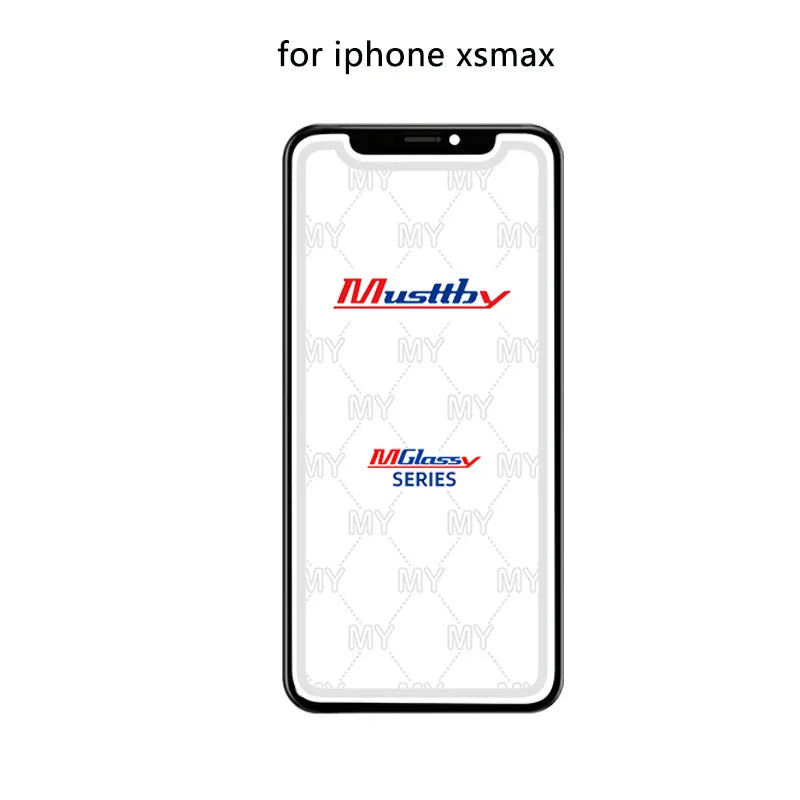 Musttby 5PCS Front Outer Glass + OCA for iPhone — 1:1 Original Touch Screen Repair for iPhone 11/12/13/14 Pro & X/XS Max