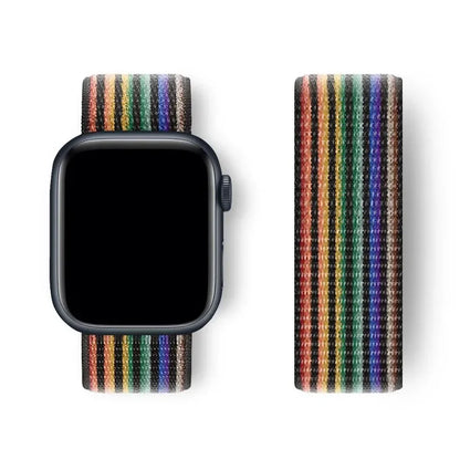Sport Loop Strap for Apple Watch Band 40mm–49mm – Compatible with Series 3–10, SE & Ultra Adjustable Bracelet