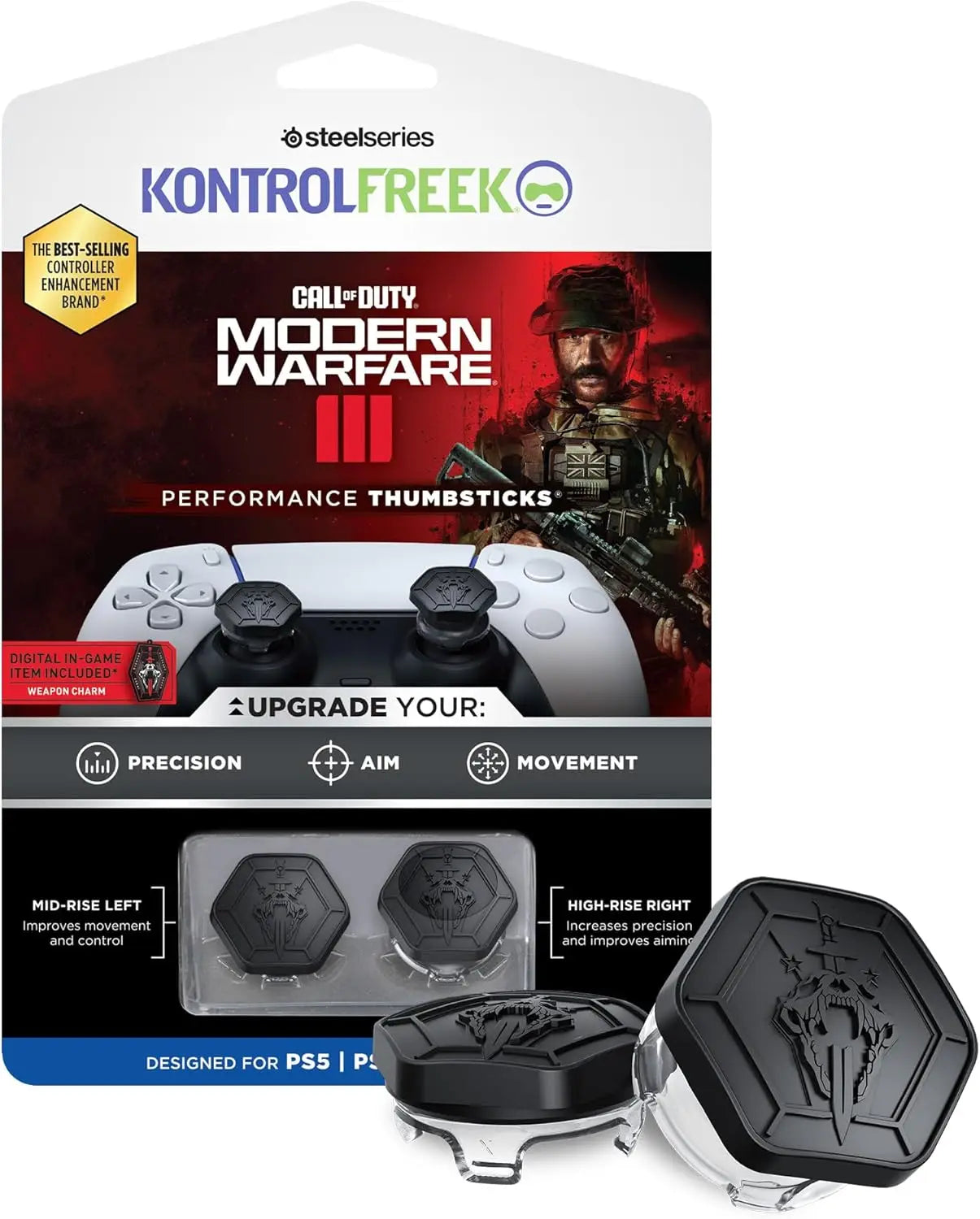 New High-Rise Analog Stick Cap for PS4 & PS5 – Galaxy Silicone Joystick Controller Upgrade