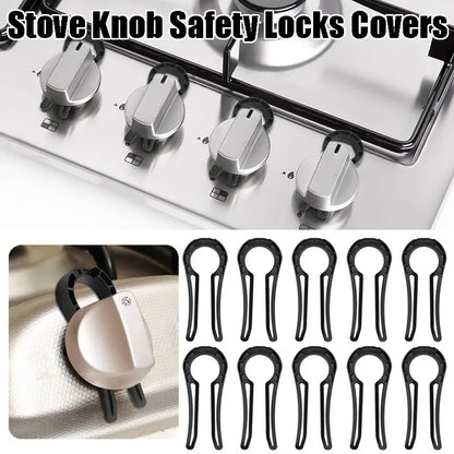Kitchen Stove Knob Safety Lock - Childproof Gas Oven Knob Cover Protector