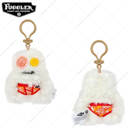 Original Fuggler Ugly Teeth Plush Keychain – Wide-Eyed Monster, Alien & Rabbit Peluche Pendant Toy