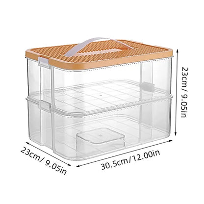 Stackable Building Blocks Toy Storage Box for Kids – Brick-Shaped Plastic Container with Lid – Toy Organizer & Sundries Bin