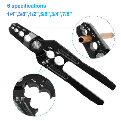 Copper Tube Rounder & Flat Tube Repair Tool – Versatile HVAC & Refrigeration Pipe Restorer