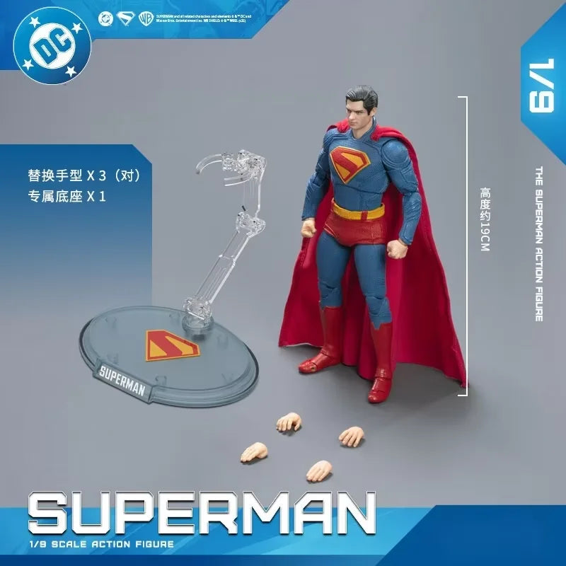 19cm Fondjoy SHF Super Battle-Damaged Superman Action Figure – Movie Collectible Figurine, Ideal Gift for Boys