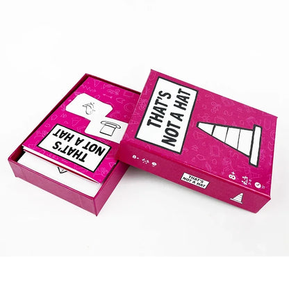 Unique That’s Not a Hat Party Game – English Tabletop Card Game for 3-8 Players, Fun Family & Friends Board Game
