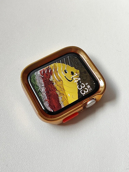 Candy Silicone Apple Watch Case & Strap - Protective Band Cover for Series 11 10 9 8 7 SE 6 5 4 Ultra 49mm 45mm 41mm 44mm 40mm