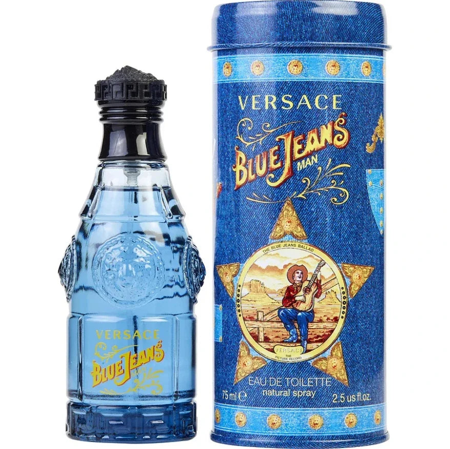 Versace Blue Jeans EDT for Men 75ml – Classic Fresh Blue Cola Fragrance